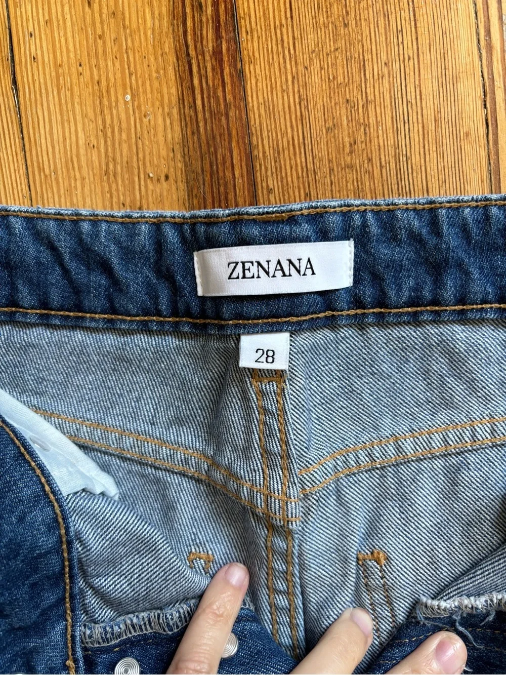 Women’s Distressed Blue Denim Jeans